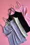 Elyra Rib |   4-Piece Ribbed Cotton Lycra Women's Tank Top with Straps - Breathable and Flexible Basic