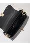 Buckle Detailed Crossbody Bag Black - 6