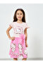 Girls Pink Hello Kitty Dress with Bow Detail - 2