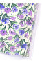 Girls Floral Print Puff Sleeve Dress - 5