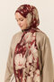 Noa Rami Shawl - Burgundy - 3