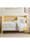 Piccolo 100% cotton ranforce baby bedding set white (4 pieces) 100x150 white