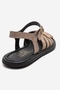 Chiela Mink Suede Genuine Leather Ankle Strap Women's Sandals - 5