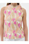 Brown Sleeveless Comfort Fit Blouse 50263716 -Vr233 - 6