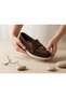 Genuine Suede Leather Loafer Casual Women's Shoes - 4