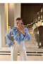 Ruffle Detailed Lace-Up Design Long Sleeve Shirt - 5
