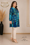 Moda Başak 100% Cotton Woven Patterned Tunic Comfortable Cut Plus Size - 2