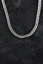 316L Steel Silver Color Curb Model Chain Men's Necklace