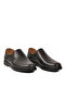 Black Genuine Leather Men's Casual Shoes - 3