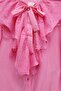 Cupra Ayrobin Shirt with Tie Collar, Guipure Lace and Flounced Sleeves - Pink - 5