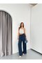 New Season Muslin Linen Fabric Full Elastic Waist Non-Sweating Lace-Up Loose-Leg Palazzo Wide Leg Pants - 6