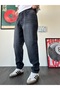 Black Washed Comfortable Fit Boyfriend Jean Pants - 2