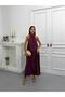Women's Tencel Fabric Collar Detailed Relaxed Fit Sleeveless Summer Dress