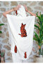 Hooded Muslin Poncho Set, Oversize 2-Piece 100% Cotton Set (Poncho + Pants) - 6