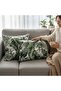 Memory Tropical Patterned Luxury Throw Pillow Set with Inner Filling, Special Woven Premium Decorative