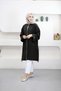 6346 - Comfortable Zippered Pocket Long Tunic with Cuff Detail - 2