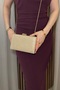 Women's Gold Color Glitter Evening Dress Bag - Chain Strap Hand and Shoulder Bag - 4