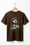 Unisex Noise Mode Headphones Sculpture Printed Street Style T-Shirt