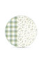 Glass Cutting Board and Presentation Plate Round with Minimal Flower & Buffalo Pattern 30 X 30 cm - 6