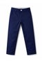 Boys' White Shirt Navy Blue Pants Set 5-13 Years Old School Activity Outfit - 3