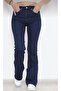 Spanish Paca Navy Blue Lycra High-Waisted Spanish Jeans Pants - 7
