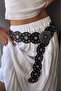 Women's Bohemian Belt with Medallion Buckle