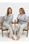 24836 Women's Flowered Pajama Set Mother's Pajama Plus Size Pajama - 5