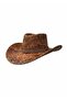 Unisex Vegan Leather Cowboy Hat - 5