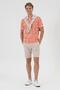 Orange Men's Regular Fit Polo T-Shirt Dmk.Wars - 5