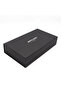 Genuine Leather Boxed Belt Wallet & Stylish Men's Leather Slippers 3-Piece Gift Groom Dowry Set - 4