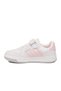 White Pink Velcro Girls' Sports Shoes - 4