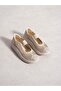 Polvera Cream Stone Detailed Women's Sneakers - 2