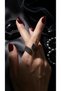 Bronze Vintage Women's Ring Authentic Margazite Worked Stripe Model Adjustable from the Front - 4