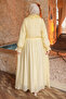 Yellow Elastic Waist Ruffle Dress - 5