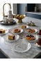 6-Piece Glass Plate Crystal Model Breakfast Snack Dessert Pastry Presentation Plate 6-Piece -14 cm - 5
