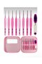 Ergonomic Silicone Tig Set with Pink Bag