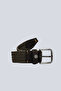 Men's Gold Detailed Silk Blend Woven Brown-Gold Belt