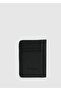 Black 320 Black Flother Leather Card Holder