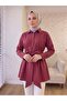 Women's Belted Detailed Shirt - 2