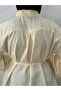 Şimal Belted Oversize Wide Sleeve Shirt-Çi̇513.5 Yellow - 5