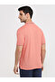 Men Orange Slim Fit Tipped T-Shirt - 3