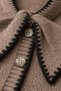 Knitwear Cardigan with Brown Scarf - 3