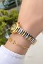 Women's Wristwatch Steel Cord Gold Silver Color Gift Bracelet Hms454C4 - 5