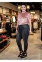 Elastic Waist High-Waisted Large Size Jeans Leggings for Comfort