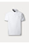 White Pure Cotton Men Premium Polo T-Shirt