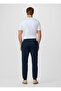 Blue Cotton Blend Men Premium Joggers - 6