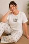 Luna Short Sleeve Women's Pajama Set – Soft Textured, Breathable, Comfortable Homewear Set - 2