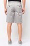 Men Regular Fit Houndstooth Print Chino Shorts, Grey - 4