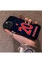 Silicone Edge Hard Back Phone Case Compatible with iPhone 14 Pro Ferdi