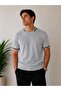 Men's Crew Neck Striped Detailed Knitwear T-Shirt